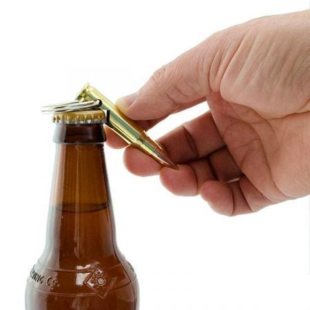 LUCKY SHOT Bullet Bottle Opener Keychain - .308